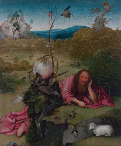 Saint John the Baptist in the Wilderness by Hieronymus Bosch